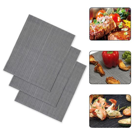 Коврик для гриля для барбекю предотвращает падение еды, равномерно приготовленный на гриле, антипригарный, устойчив к высоким температурам, легко чистится, коврик для гриля