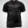 Хлопковая футболка Bon Jovi Slippery When Wet Музыкальная футболка Jon Bon Jovi Унисекс футболка