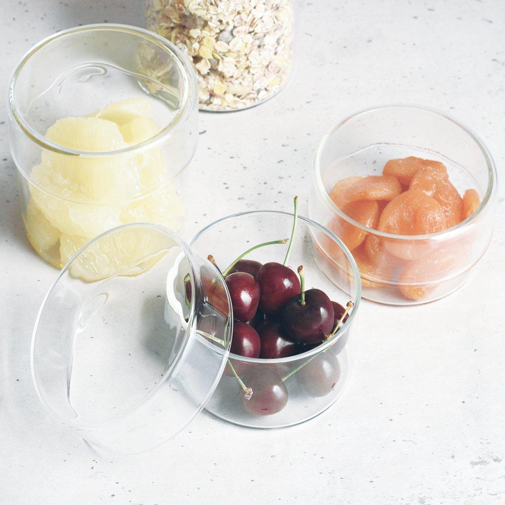 Kinto SCHALE Glass Case 100x85mm Clear 25762