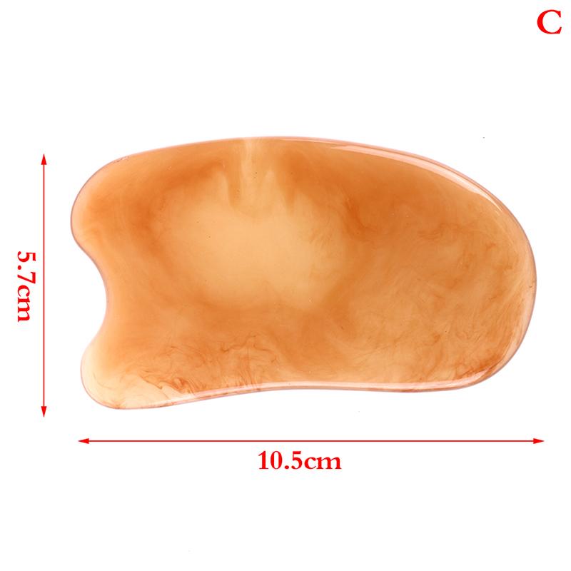 Инструменты Гуаша из натурального бычьего рога, соскобная точка для массажа всего тела, гребень с широкими зубцами