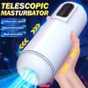 Telescopic Male Masturbator Cup Adult Supplies Penis Trainer Pocket Pussy Vagina Penetration Sexy Voice Sex Toy For Men Couples