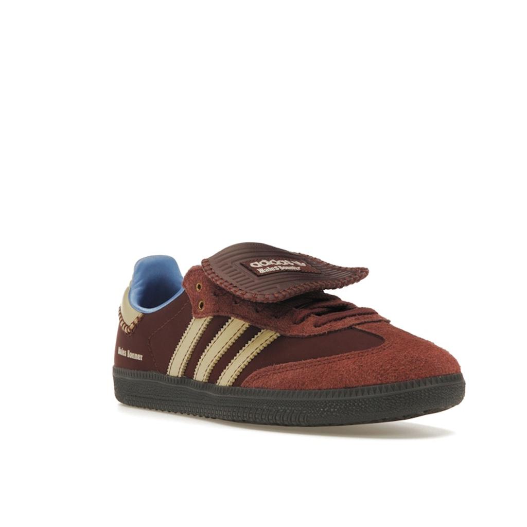 Wales Bonner x adidas Samba Нейлон Лисий Коричневый Унисекс Кроссовки Песочно-Бежевый Счастливый Синий IE0579