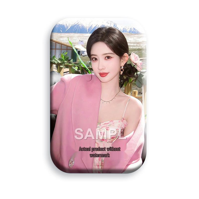 Meng Ziyi Laser Badge - Star Idol Support Brooch Pendant