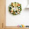 Easter Wreath, Cute – Egg And Carrot Shaped, Festive Decoration, Suitable For Front Door, Friends And Family Gatherings,  And Outdoor Home Decor.