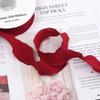 1 шт. 10 ярдов Ленточки из пряжи «Рыбий хвост» 2,5 см Волнистый край Плиссированные Материал для упаковки подарков Обертка для подарков Букеты Шифоновая лента