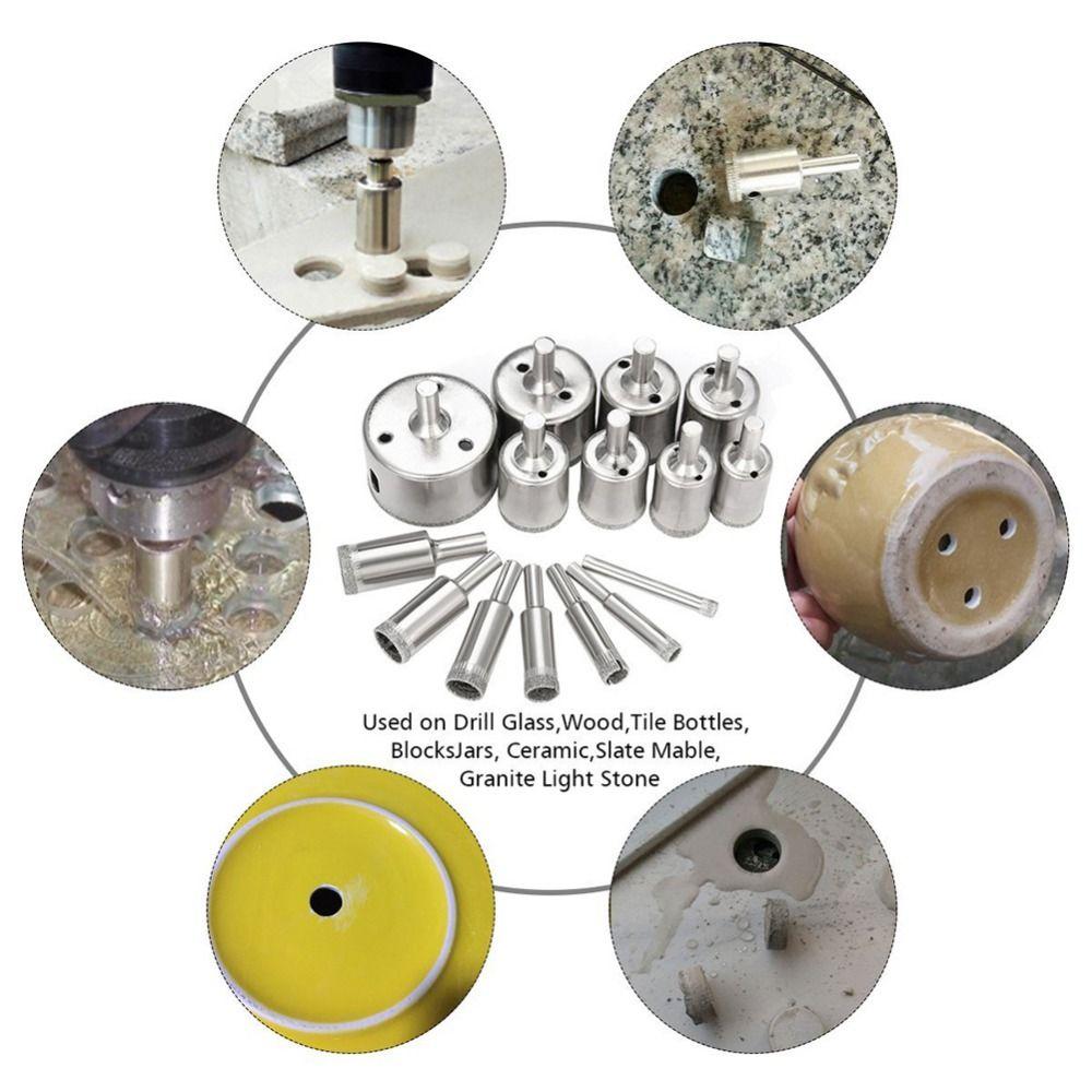 Строительные инструменты Кольцевая пила Керамическая плитка Сверло по мрамору Фреза Инструмент для сверления Сердечник