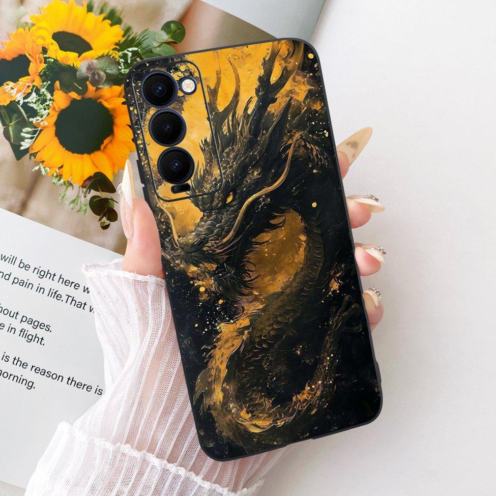 Case For Tecno Camon 18 Cover Cute Cat Fashion Butterfly Funny Painted Casing Tecno CH6 CH6n