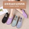 New Cloth Shoes Non-slip Soft Sole Fly-woven Middle-aged and Elderly Shoes Breathable and Comfortable One-pedal Single Shoes