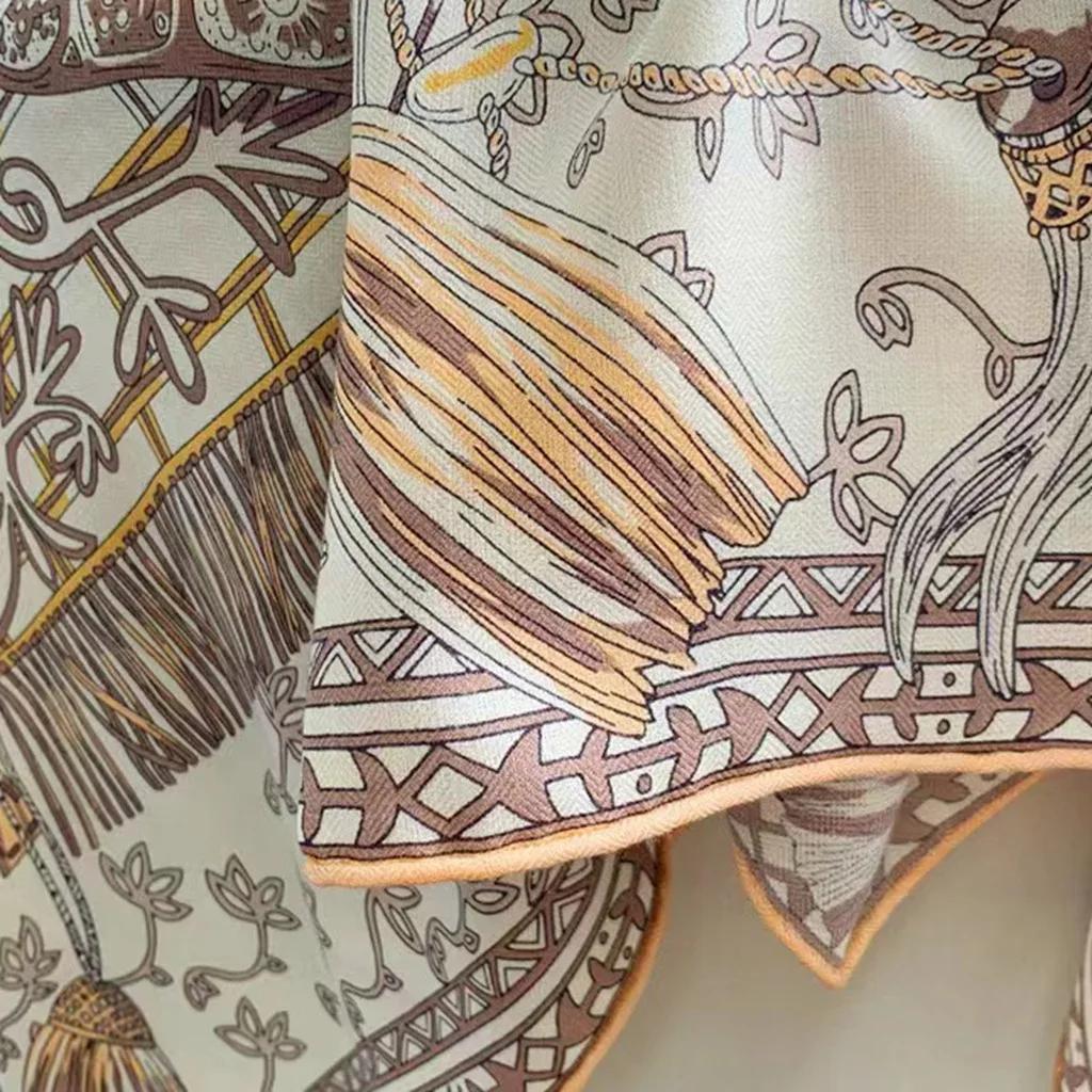 130 СМ Шарф из шелковой шерсти женский большой квадратный шарф шелковый шарф новый кашемировый универсальный платок тонкий