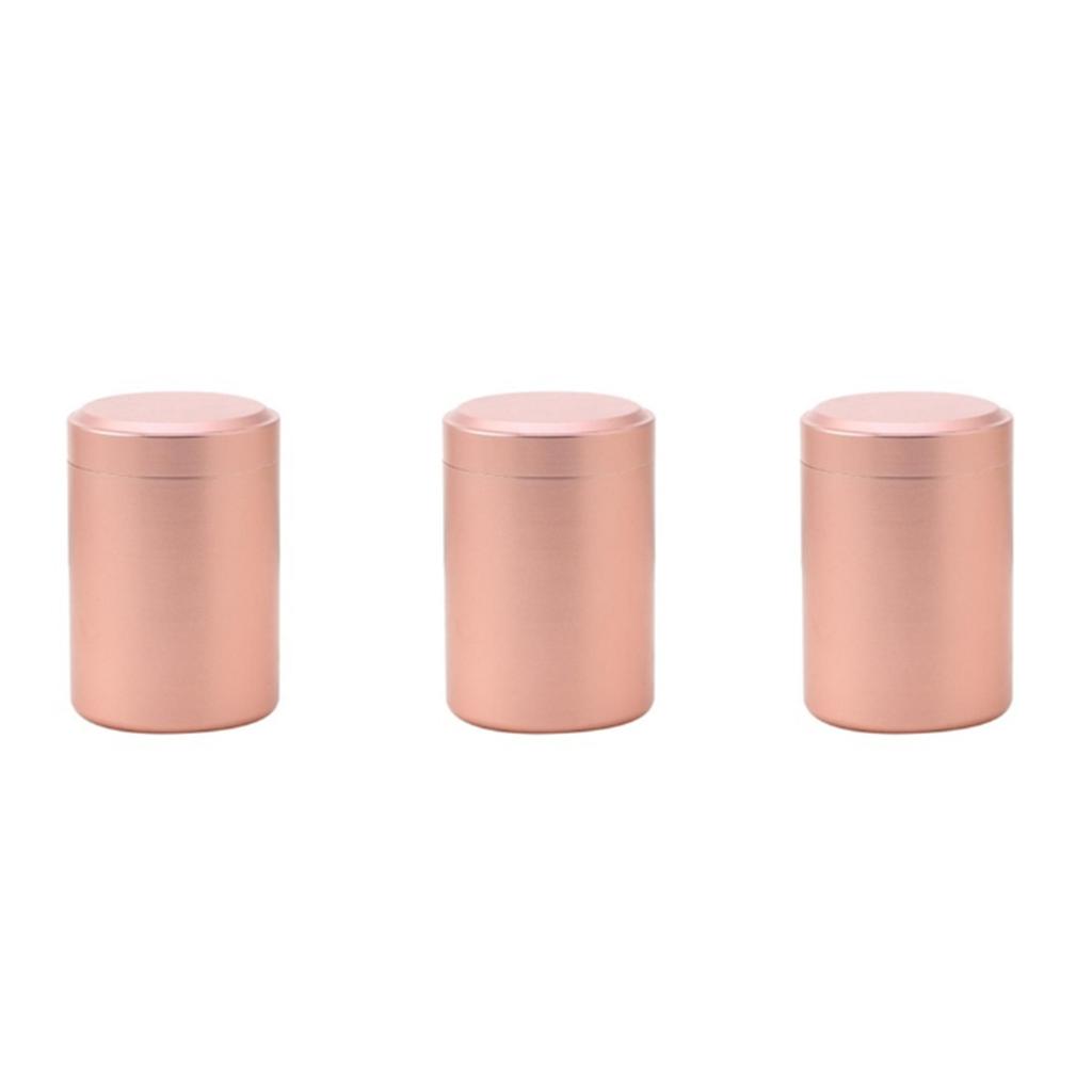 Алюминиевая банка для хранения трав, герметичная, непроницаемая для запаха, из нержавеющей стали, контейнер для чая, коробка