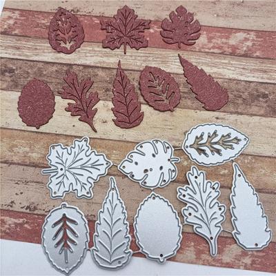 Листья металлические штампы для DIY Скрапбукинг альбом бумажные карты декоративные ремесла тиснение высечки