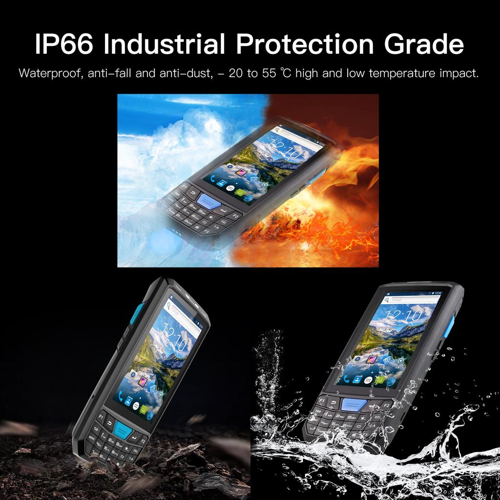 Android 8.1 PDA Handheld POS Terminal Honey-Well 1D/2D/QR Barcode Scanner Data Collector Inventory