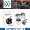 UDXKW1 4pcs Car Wheel Tire Valve Caps Stem Auto Styling For Volkswagen VW R-line GTI UPi Golf 7 Golf 8 Passat Jetta Touran CADDY