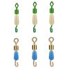 Fishing Barrels Swivels, High Strength Rolling Ball-Bearing Snaps Lures Connector Clips, Saltwater or Freshwater Fishing