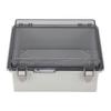 Junction Box ABS Plastic Waterproof Dustproof Hinged Shell Outdoor Universal Project Enclosure with 