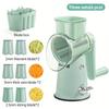 Multifunctional Vegetable Cutter, Roller Shredding and Slicing Meat Grinder, Household Anti-injury Hand Crank Wire Wiping Artifact