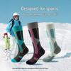 Ski Socks for Women, Men, and Children: Winter Sports Compression Calf-Length Socks for Ice Skating, Snowboarding, and Snow Activities