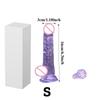 4colors with Egg Shaped Dildo with Strong Suction Cups Soft and Flexible Textured and Curved Design Suitable for G-spot and Play