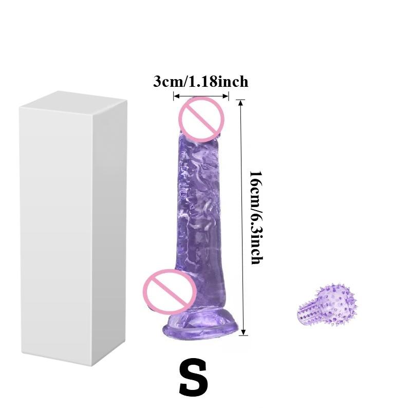 4colors with Egg Shaped Dildo with Strong Suction Cups Soft and Flexible Textured and Curved Design Suitable for G-spot and Play