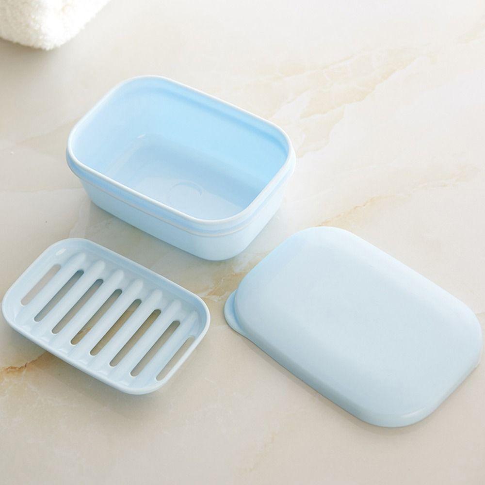 Leakproof with Lid Bathroom Bar Soap Case Soap Container Soap Holder Soap Box