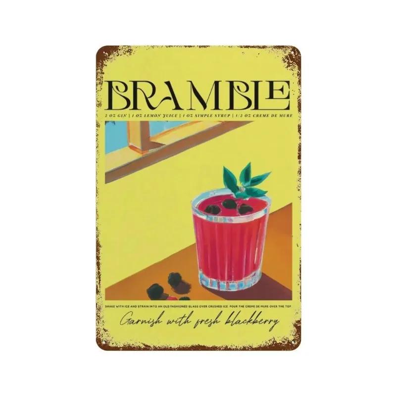 Винтажный постер для декора гаража с напитками Джус Мохито Апероль Шприц и Сангрия, Негрони для клуба, пещеры, магазина, украшения домашнего бара