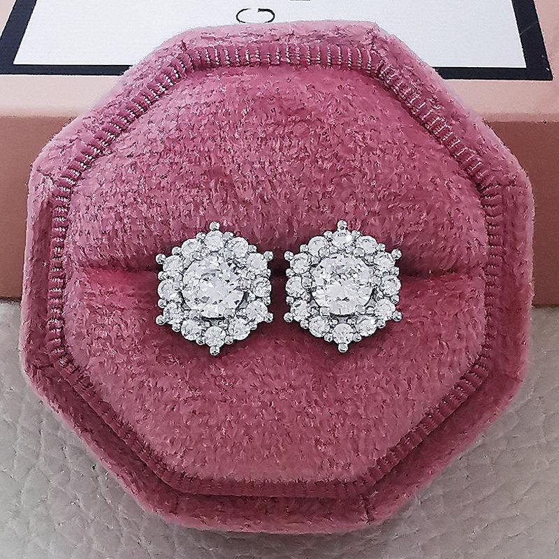 Элегантные квадратные бриллиантовые серьги Daixi для женщин – стильные и супер блестящие