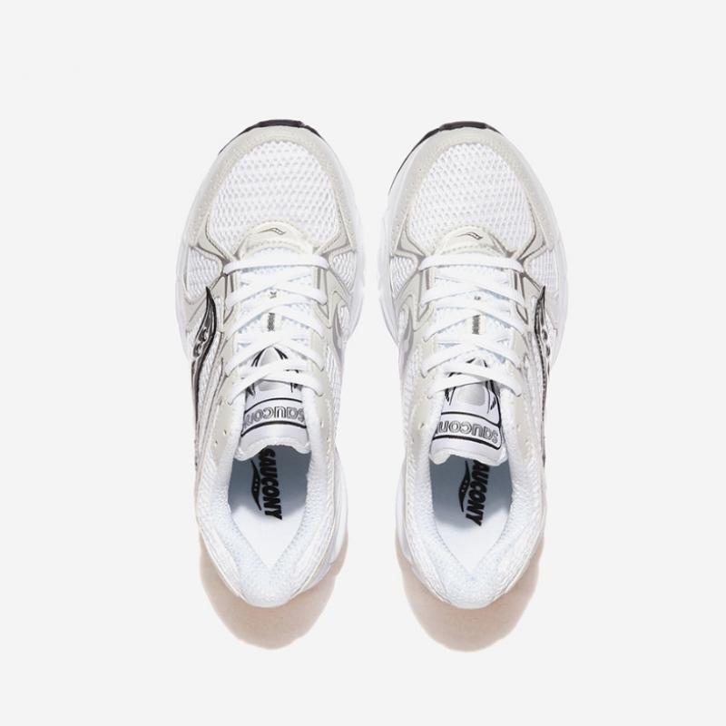 Saucony Ride Millennium S70812 Бело-серебристые кроссовки