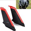 Универсальные мотоциклетные боковые винглеты под карбон, спойлер, накладка