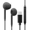 Premium Style USB Stereo Earphones Black Type-C PG-SEIE2BK1