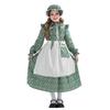 Colonial Girl Children's Costume Prairie Pioneer Children's Costume Halloween Pastoral Maid Dress