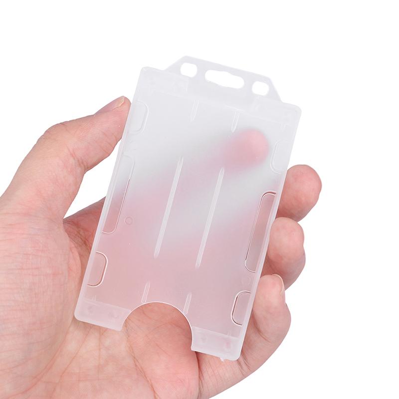 4 шт., унисекс, многофункциональный, жесткий пластиковый, двухсторонний, держатель для удостоверения личности, чехол