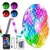 USB RGB светодиодная лента подсветки телевизора, 1M-30M 5V музыка синхронизация приложение изменение цвета, светодиодные фонари для комнаты дома вечеринка спальня украшение