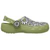 Crocs Классические легкие женские садовые клоги с ромашками Зеленые 213231-3DD