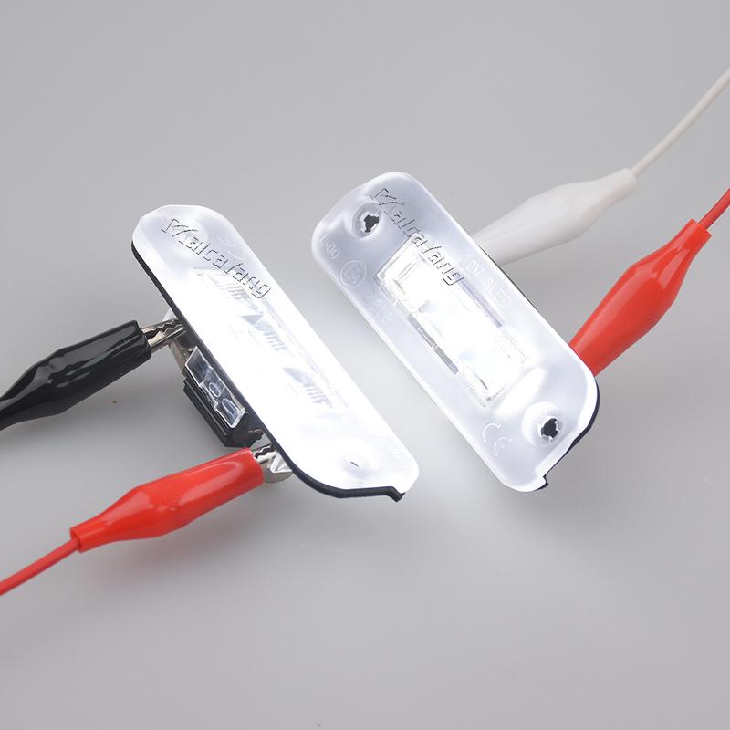 Car Rear White LED License Plate Light Number Plate Lamp For Mercedes Benz R-Class W251 V251 ML-Class W164 W163 GL-Class X164