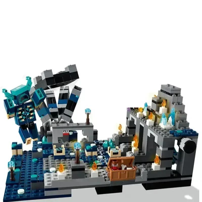 852 шт. Модель My World The Deep Dark Battle Ancient City Knight Sound Guard Minecrafta Building Blocks For Children gifts Toys