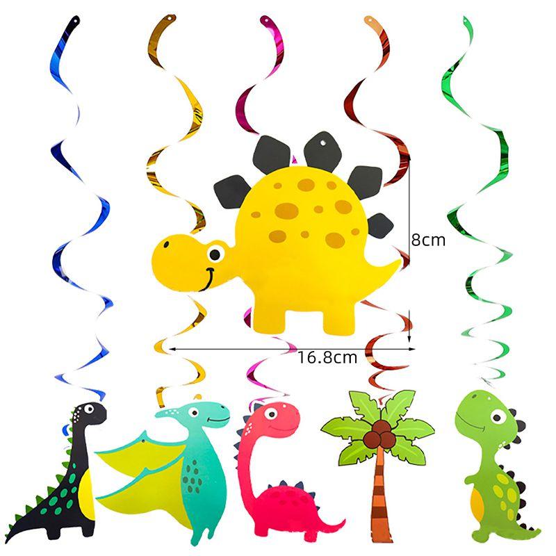 Dinosaur Cartoon Party Birthday Supplies Tableware Plates Cups Banner Tablecloth