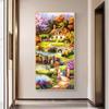 5d Diamond Painting Full Diamond Living Room Simple Modern Happy Home Landscape Porch Cross Embroidery 2025 New Diamond Embroidery Mosaic