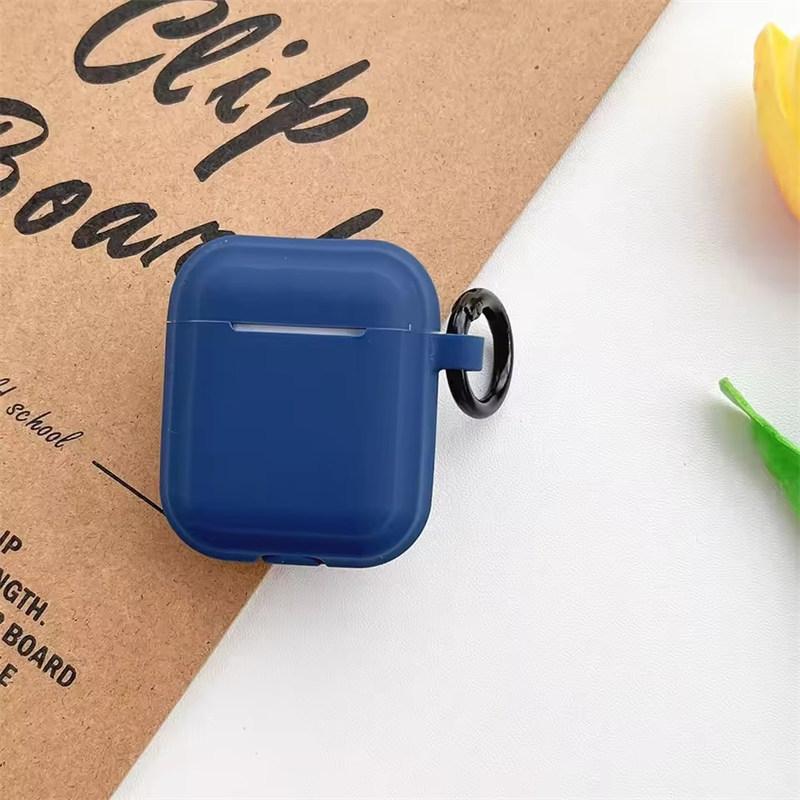 Простой мягкий жидкий силиконовый чехол для AirPods 4 3, беспроводных Bluetooth-наушников, защитная крышка для Apple airpods Pro3 2 1 Funda