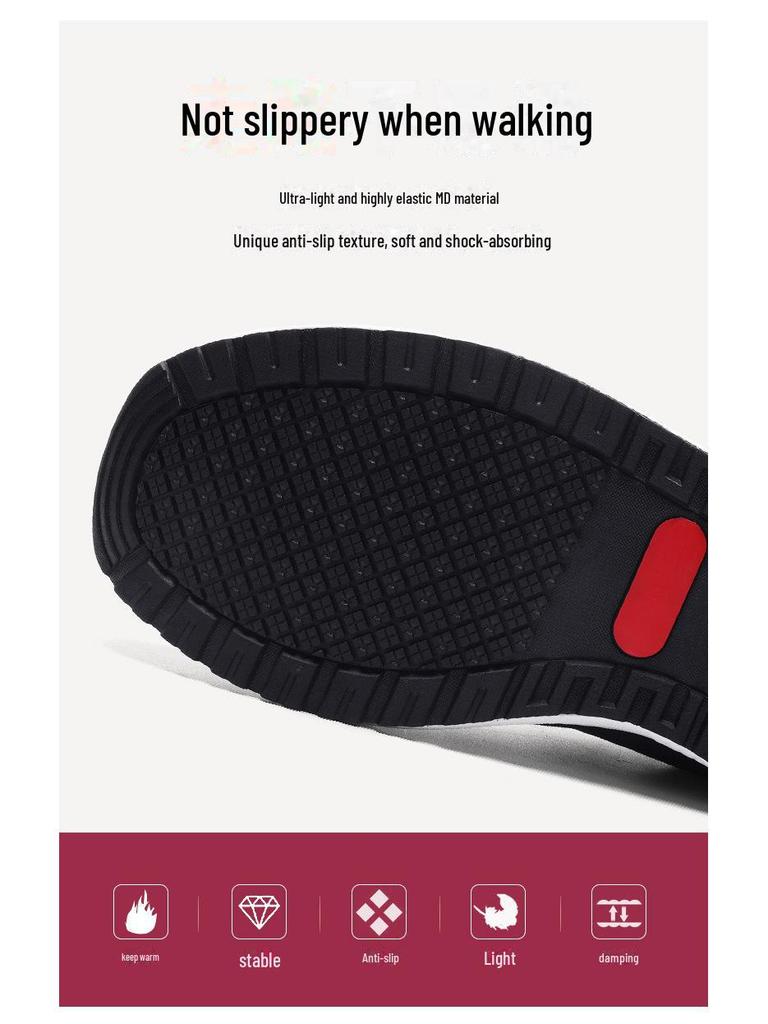 Official Non-Slip Soft Sole Shoes: Comfortable Walking Shoes for Middle-aged and Elderly