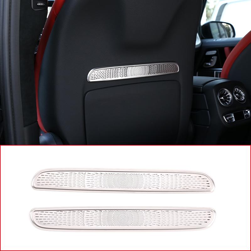 Для Mercedes-Benz G Class W463 G500 G63-Стайлинг автомобиля, декоративные полоски на спинку сиденья, наклейки для отделки салона