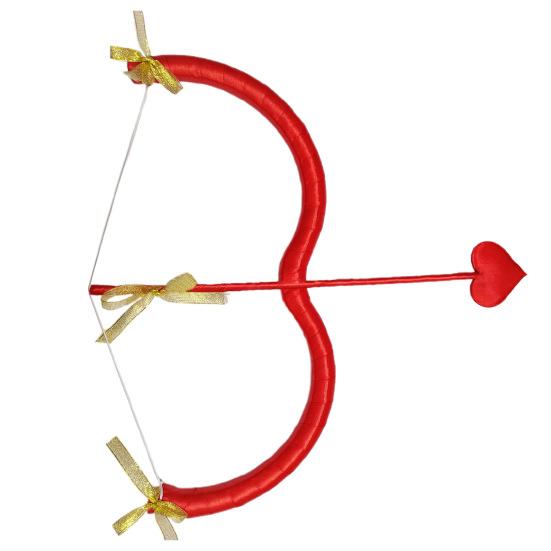 Лук и стрелы Купидона, реквизит, лук в форме сердца, декор для Дня святого Валентина, фотосъемка, сценический костюм, реквизит для выступлений