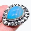 Blue Lace Agate Gemstone 925 Sterling Silver Jewelry Ring Size 8.5 M0J81