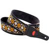 [RightOn STRAPS] RightOn Straps Guitar Strap, Width 6cm, Length 90-153cm, LEGEND CASINO, Black