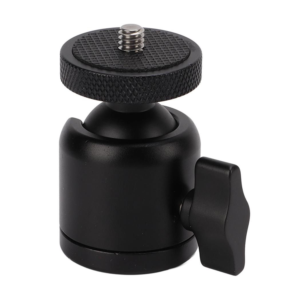 Camera Mount Tripod Head Adapter 360 Degree Swivel Top 1 4in Screw for SLR Mirrorless Camera Photography