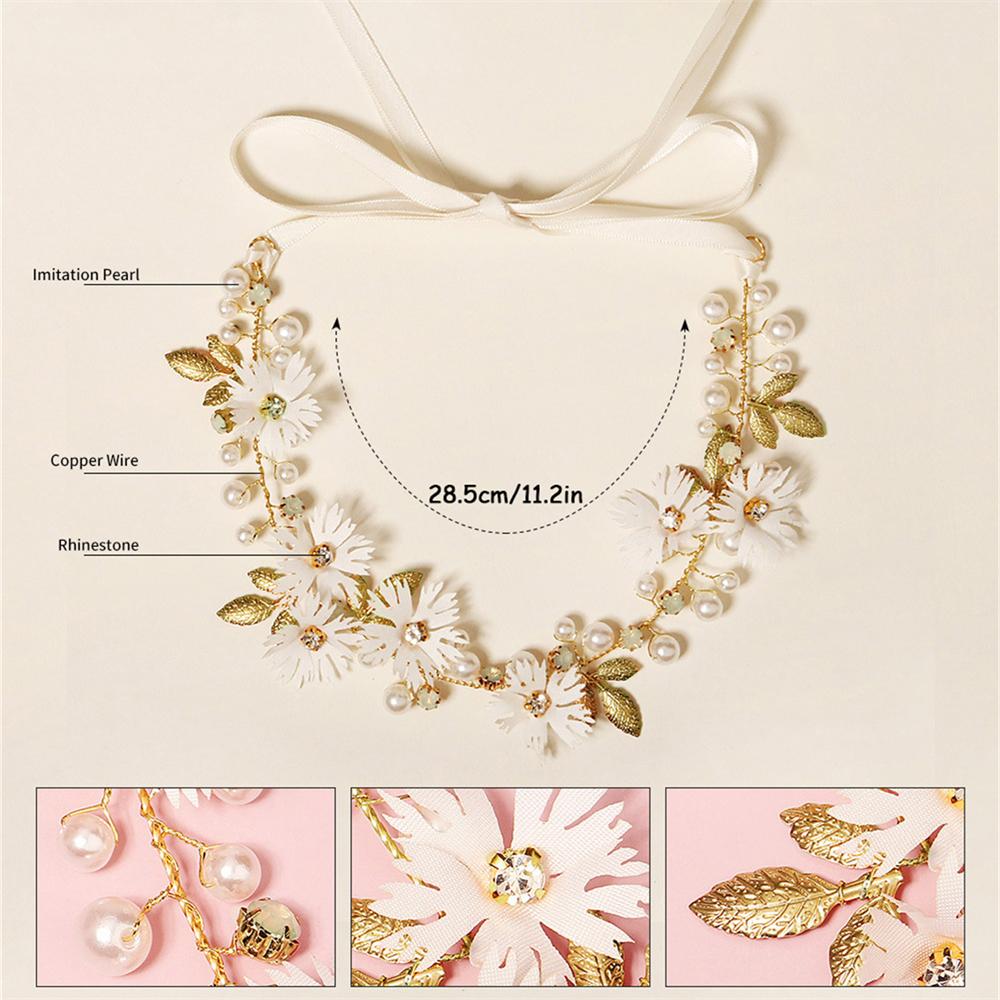 1 шт. Винтажный лесной ручной работы Цветочный свадебный ободок для волос Аксессуары для волос Фотография Фотография Красивый головной убор Ободок