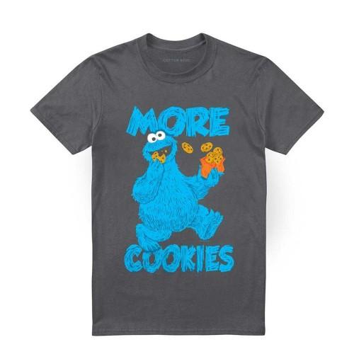 Sesame Street Unisex Adult More Cookies T-Shirt