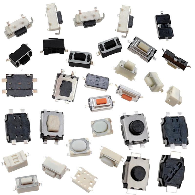Waterproof Micro Tactile Switch, 4-Pin, 6x6mm, SMD/Through-Hole, Side Press, Self-Locking