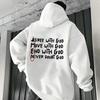 The Best-selling Christian God Print Hoodie Is a High-quality, Casual and Fashionable Hoodie for Men, a Street Harajuku Top