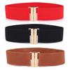 Solid Color Waist Strap Wide Waist Belts Exquisite Stretch Waistband  Women