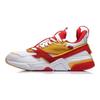 Li Ning 001 Journey Retro Splicing нескользящие износостойкие низкие кроссовки мужские кроссовки белые красные желтые AGLN227-2